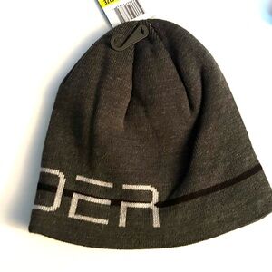 Spider Men’s Grey Knit Beanie Hat NWT